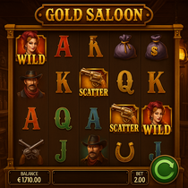 Amunra - Gold Saloon Slot Game - Western Theme